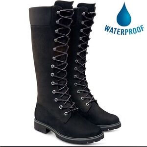 Timberland Black Lace Up Boots